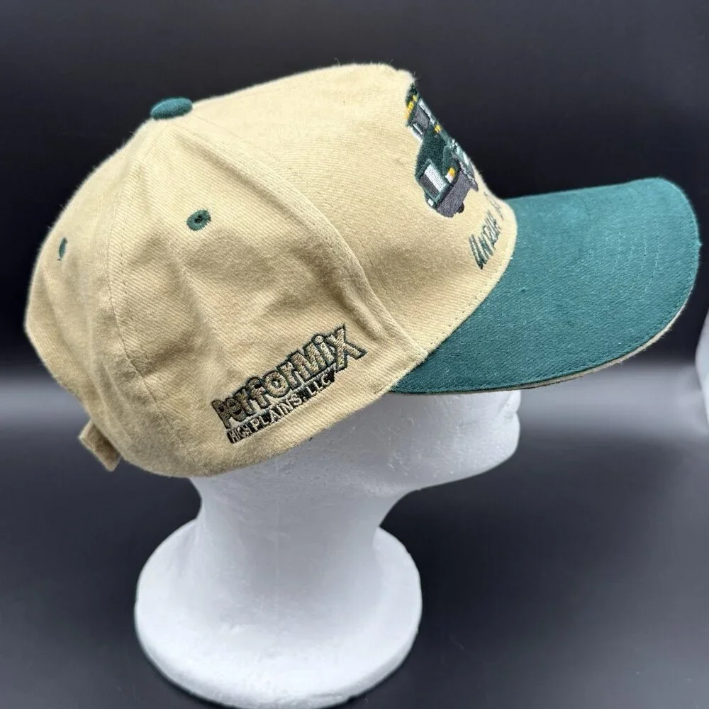 Unruh Brothers Inc Truckers Hat Cap Performix High Plains Green Tan Embroidered